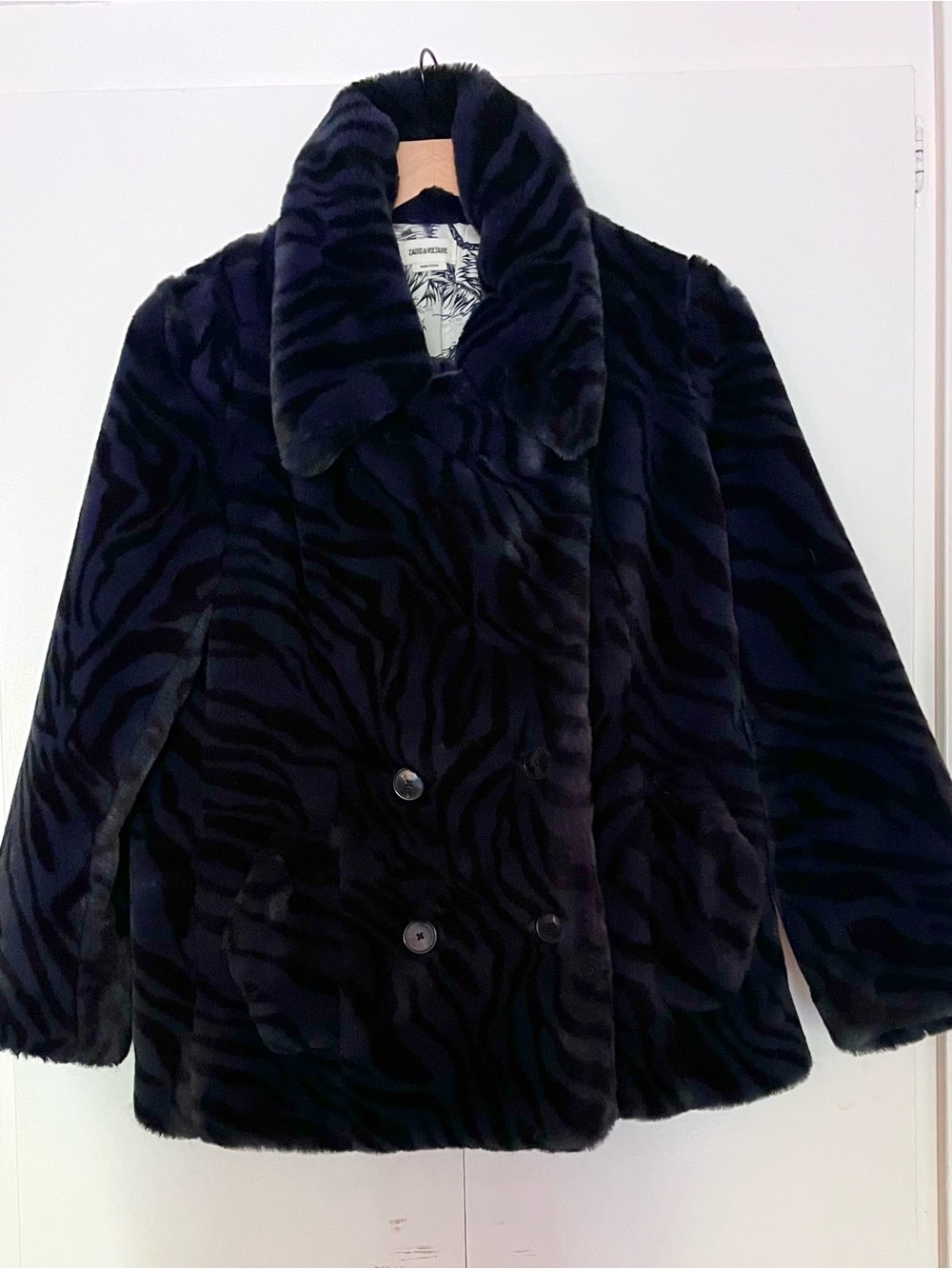 Zadig & Voltaire Miller Tigre Coat XS